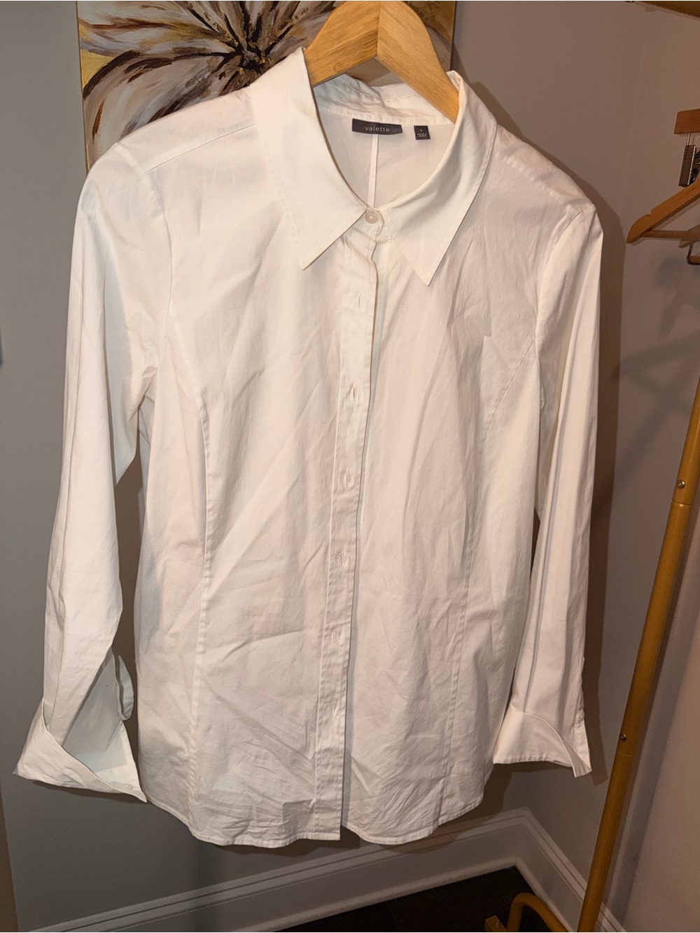 Valette Classic White Woman’s Dress Shirt